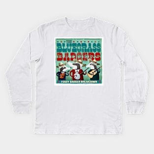 The Bluegrass Badgers Kids Long Sleeve T-Shirt